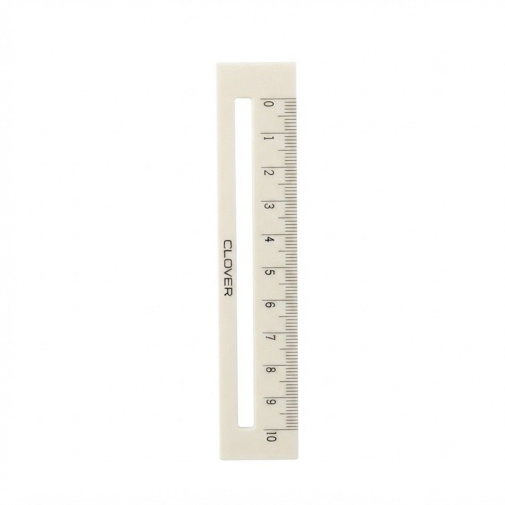 Clover Patchwork Ruler — 10 cm Precision Sewing and Quilting Tool (Category: Other Stationery & Craft) located in General Santos City (Dadiangas). Submitted by ciliegina.gx. (Listing ID 1461413483, Image 1). Description: Improve your sewing and quilting precision with this lightweight, clear 10 cm patchwork ruler featuring easy-to-read metric measurements for flawless cutting and layout every time. Measurements (approx.) •Length: 4.7 in/12 cm •Wi