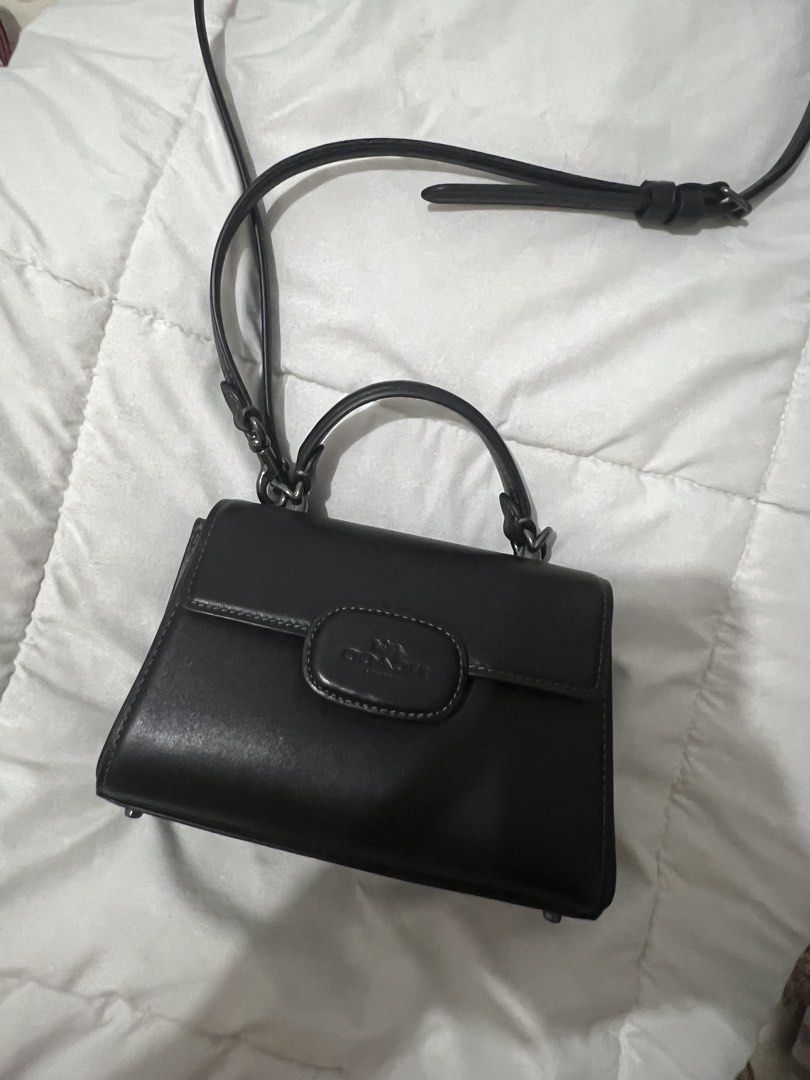 Coach eliza mini top handle bag (Category: Shoulder Bags) located in Marikina City. Submitted by ellaahgg (Listing ID 1461474294, Image 2). Description: Super cute black mini shoulder bag original from US.
