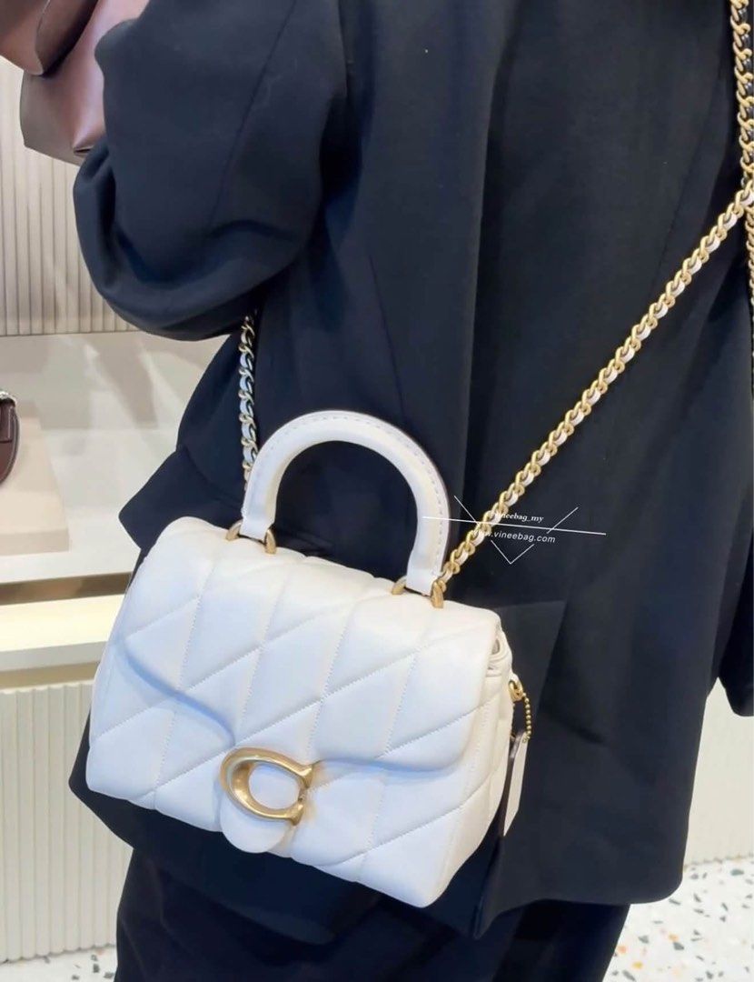 Coach Tabby Quilted Top Handle (Category: Cross-body Bags) located in Binan City. Submitted by pinkykeenshop (Listing ID 1461522264, Image 2). Description: .