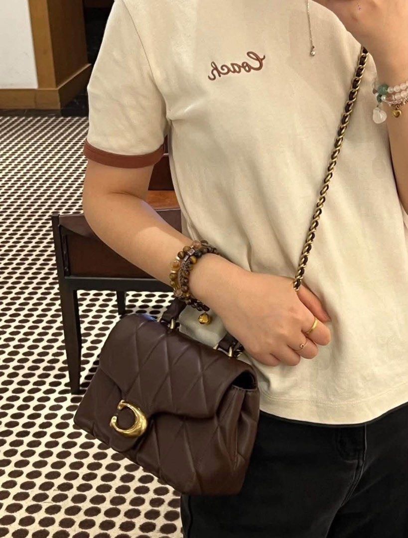 Coach Tabby Quilted Top Handle (Category: Cross-body Bags) located in Binan City. Submitted by pinkykeenshop (Listing ID 1461522379, Image 3). Description: .