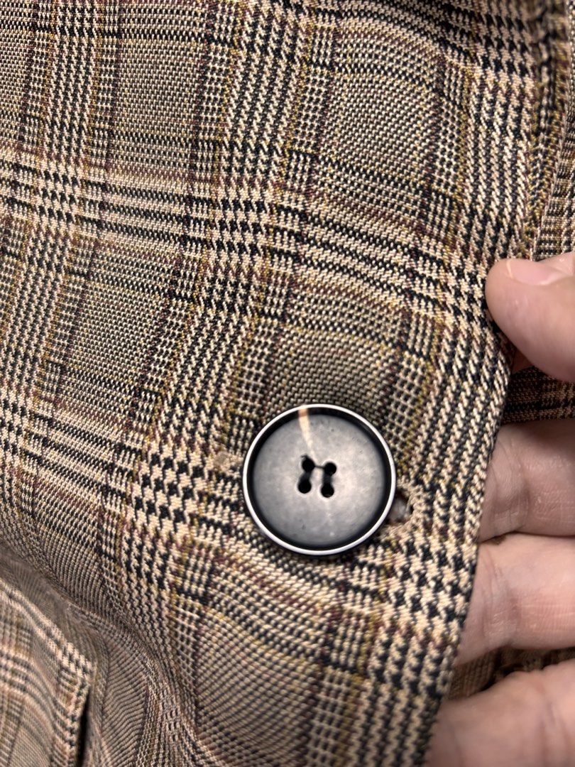 COCOA Design by Korea Plaid Blazer (Category: Coats, Jackets and Outerwear) located in Quezon City. Submitted by frodo0905 (Listing ID 1461444892, Image 3). Description: - Brown plaid blazer from COCOA - Korean design - Two front buttons - Two flap pockets - Fully lined with satin-like material - Ideal for layering over tops or dresses - Adds a smart touch to any outfit.