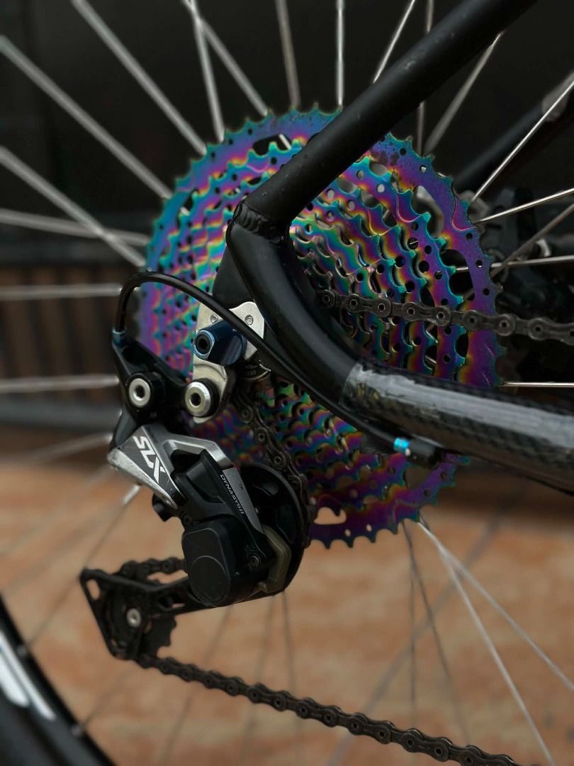 Cole Bronted XC Bicycle (Category: Bicycles) located in Caloocan City. Submitted by silentcat.99e1f9 (Listing ID 1461372971, Image 3). Description: Cole Brontes XC Frame (w/bike skin) Mosso Alu M6 Rigid Fork with Qr SLX Groupset Straight M7000 (11 speed Latest Model) Ice Tech Rotors 160mm YBN Ti-Nitride 11 speed Black Chain PRO by Shimano Cockpit - PRO Koryak Handle Bar - PRO Silicone Grips - Sagmit Bar End Cap - Cole Stem - PRO Top Cap - PRO Kor