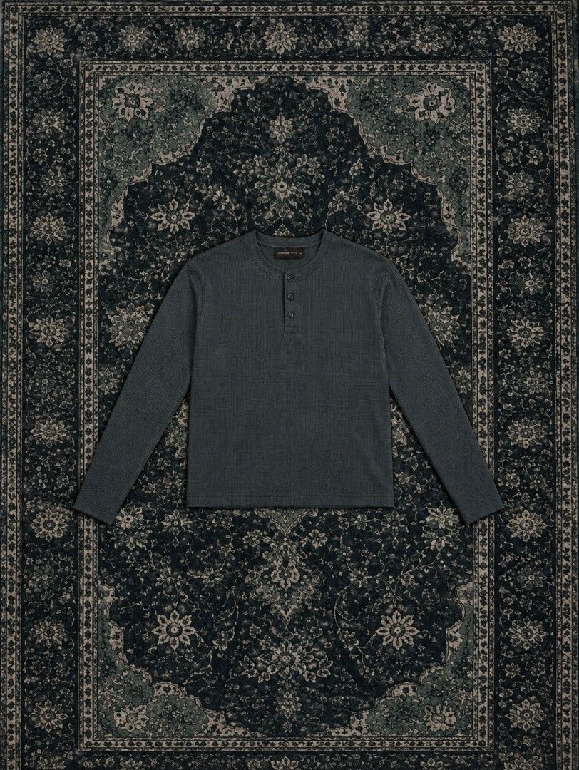 CONCEIT Cropped Ribbed Henley (Category: Formal Shirts) located in Aroroy. Submitted by reibi929 (Listing ID 1461535627, Image 1). Description: CONCEIT Cropped Ribbed Henley — Size Small • Brand: CONCEIT • Item: Cropped Ribbed Henley • Size: Small (S) • Fit: Cropped Fit • Width: 16½ in • Length: 21½ in.