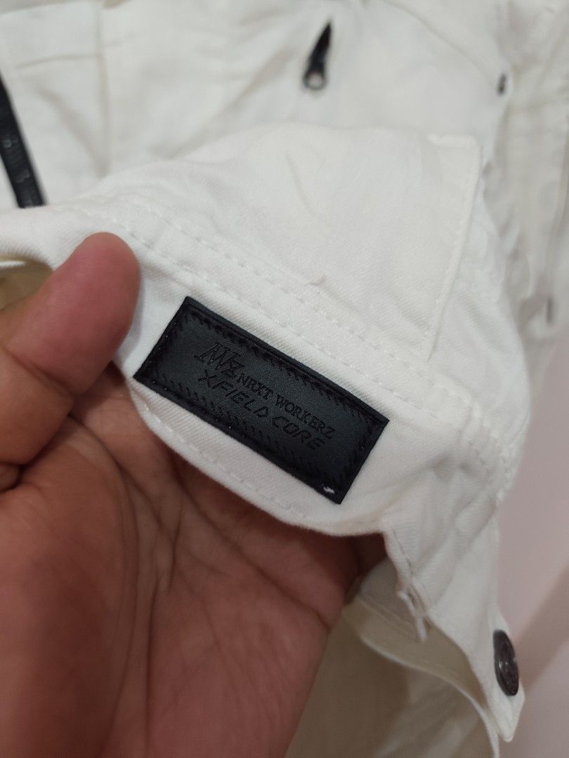Cordura Denim Jacket 🔥 (Category: Coats, Jackets and Outerwear) located in Tabaco. Submitted by thrifttobecool (Listing ID 1461327080, Image 3). Description: Very Good Condition 💯 9.6/10 Color Rate 💯 19 Width 📌 22 Length 📌 S - M ✅ issue: minimal stain ( need wash ) 📌 150 ✅ +sf 📌 Location Bicol ✅.