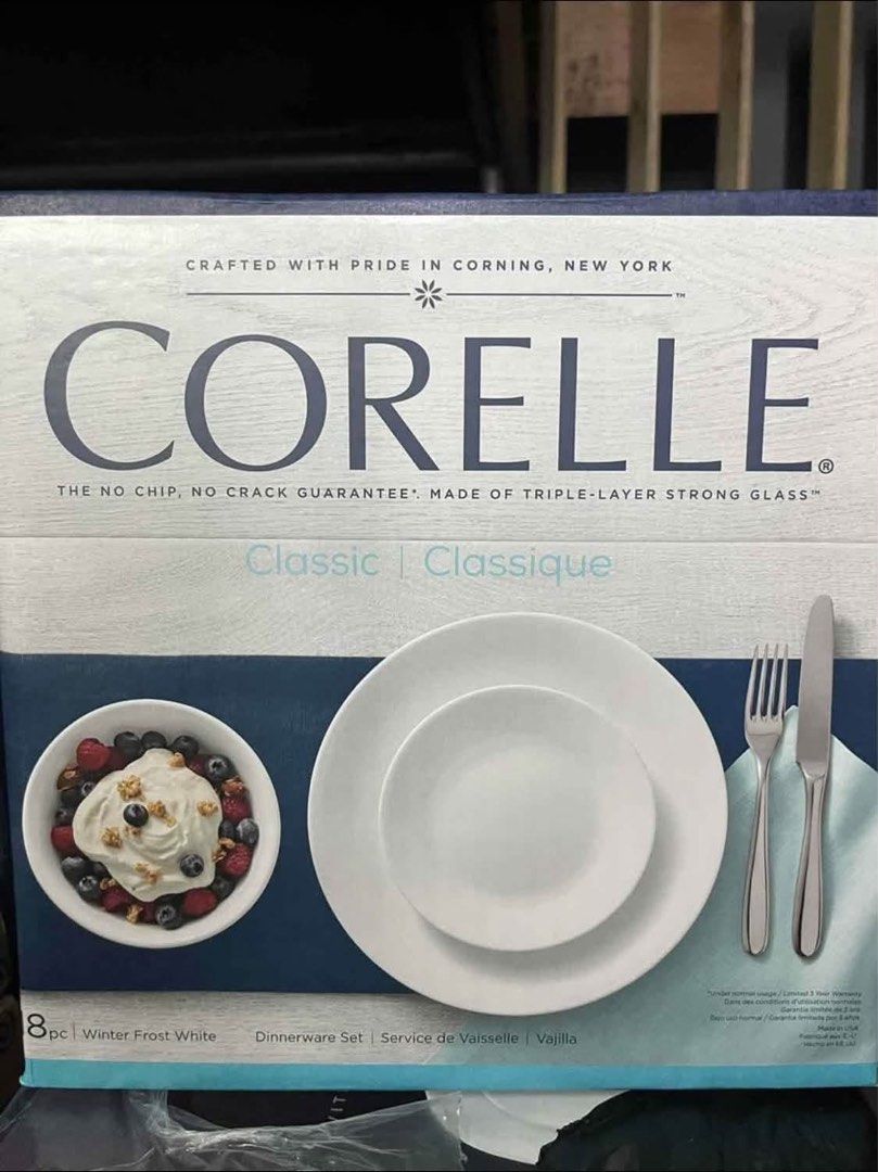 Corelle Winter Frosf 18pc (Category: Dinnerware & Cutlery) located in Rizal. Submitted by candice.anne012 (Listing ID 1461367811, Image 1). Description: 9boxes available lalamove ready.