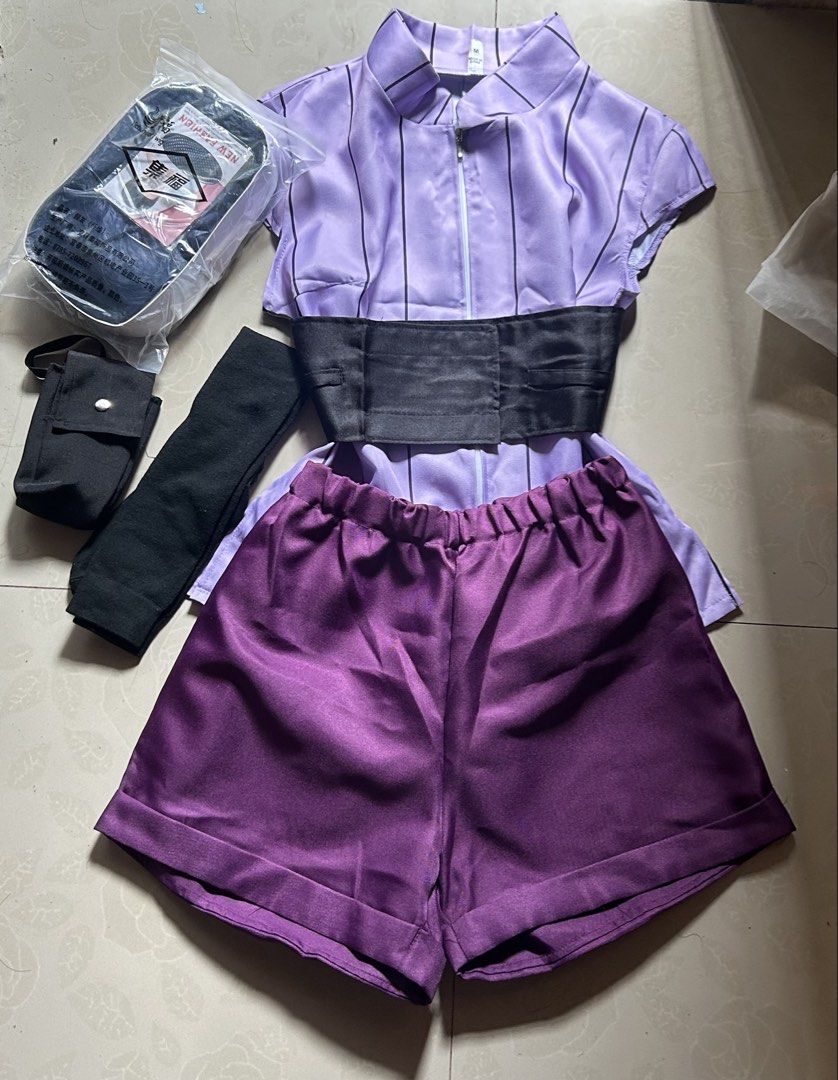 COSTUME FOR SALE (Category: Coats, Jackets and Outerwear) located in Manila. Submitted by kazuha_clo (Listing ID 1461390379, Image 1). Description: FS ONLY FULLSET WITH WIG ALL BRANDNEW Nami Wano Arc ₱1,000‼️ size : s-m (m on tag) inclusion wig (net type) - still look brandnew inalis lang sa pouch kimono ribbon 2pcs belt Hinata hyuga ₱1,000‼️ SOLD‼️ size : s-m (m on tag) Inclusion wig (net type brandnew untrim pa) top short bandage leg bag socks 