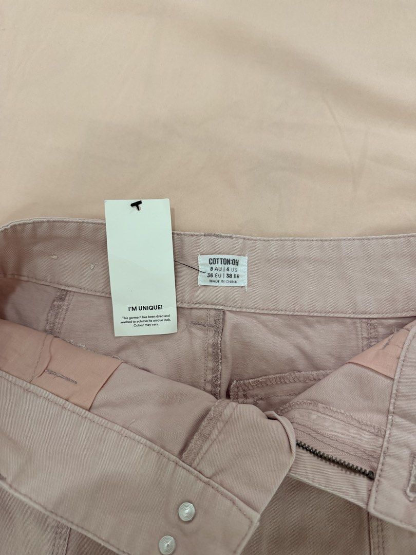 COTTON ON CARGO MINI SKIRT - Light Pink (Category: Skirts) located in Abulug. Submitted by joysmithznjo (Listing ID 1461471865, Image 2). Description: - Brand new Cotton On cargo mini skirt - Lovely light pink color - Functional front and side pockets - Secure button and zip closure - Ideal for everyday casual wear - Still has original tags attached.