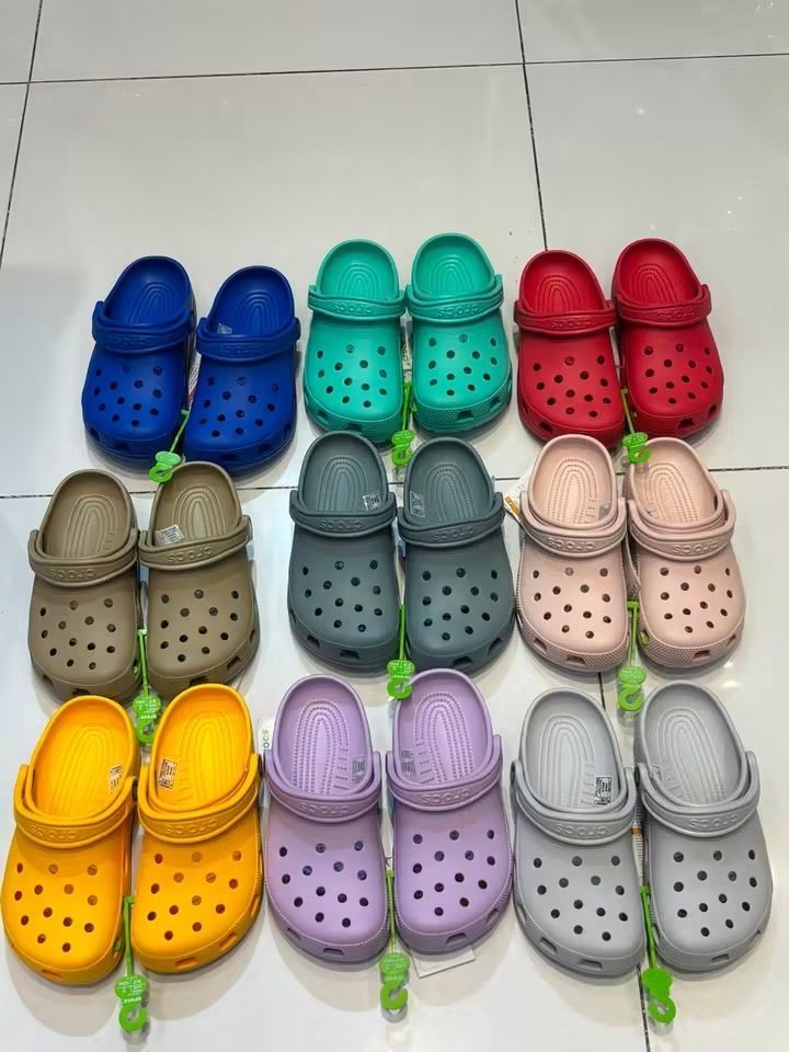 Crocs Classic Clogs - Multiple Colors Available (Category: Slippers & Slides) located in Cebu City. Submitted by madeskartegirl (Listing ID 1461337449, Image 2). Description: - Classic Crocs clogs - Available in: blue, teal, red, tan, grey, pink, yellow, purple, light grey - Easy slip-on design - Ideal for casual wear - Many colors to choose from!.
