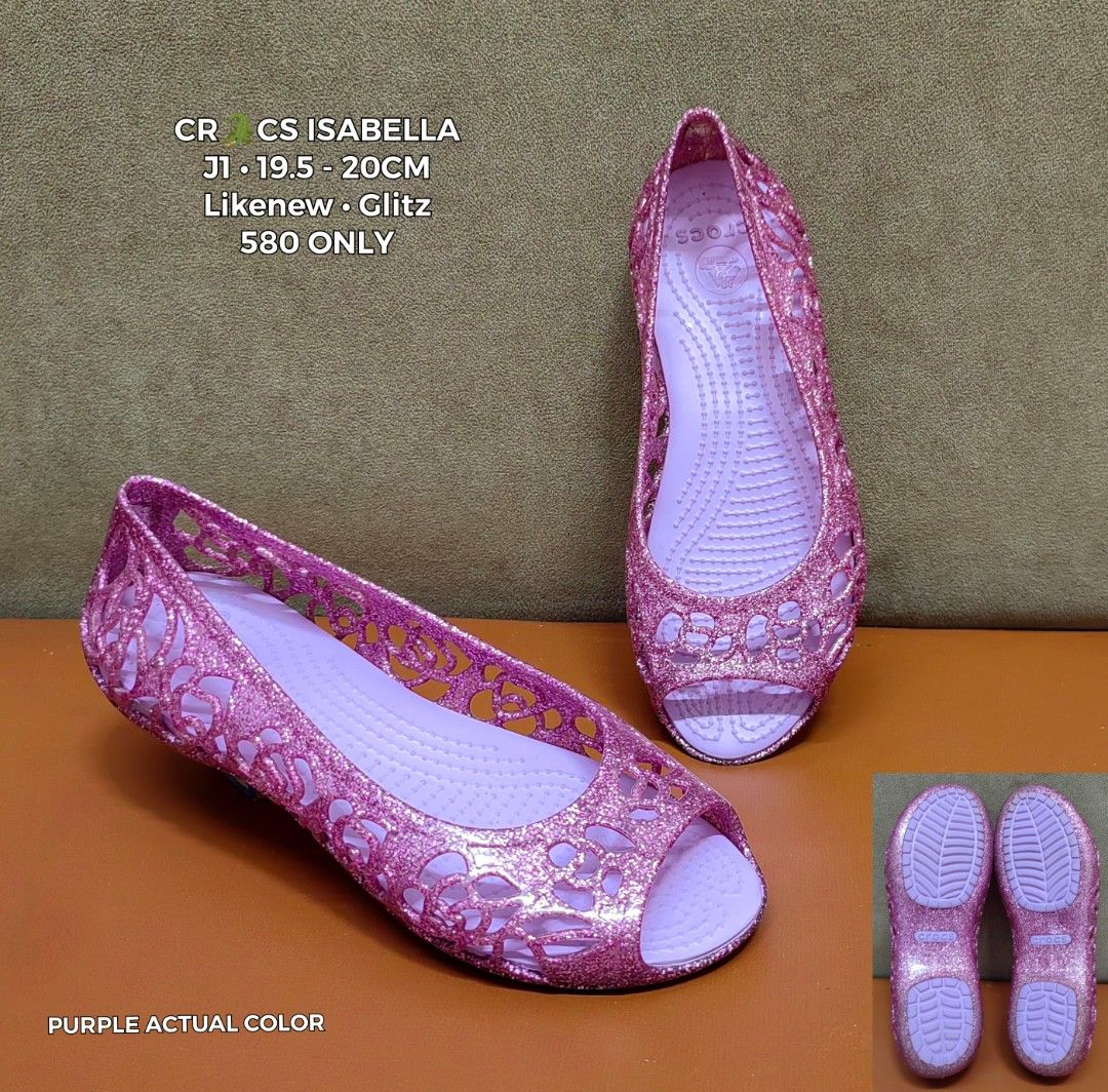 CROCS ISABELLA (Category: Babies & Kids Fashion) located in Cebu City. Submitted by shopwithshee (Listing ID 1461372505, Image 1). Description: Hi🖐 Welcome to my shop! All items are guaranteed 💯 orig. All Br@nded preloved items with ff conditions; Likenew ( LN), Excellent Used condition ( EUC), Very good condition (VGUC) Kindly refer Details in the pic. Dont hesitate to dm for more pics and angle you want to see. I will be happy to respond to y