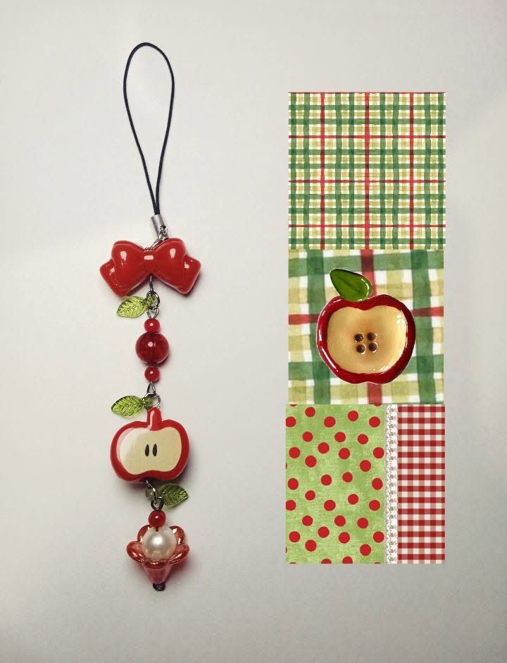 Cute Apple Phone Charm Juminocore (Category: Charms) located in Caloocan City. Submitted by dear_solace_trinkets (Listing ID 1461426403, Image 1). Description: - Adorable apple charm with a vibrant red bow. - Features charming little green leaves and red beads. - Detailed with a pearl and flower accent at the bottom. - Comes with a convenient loop strap for easy attachment. - Ideal for personalizing your bags, phones, or other accessories..