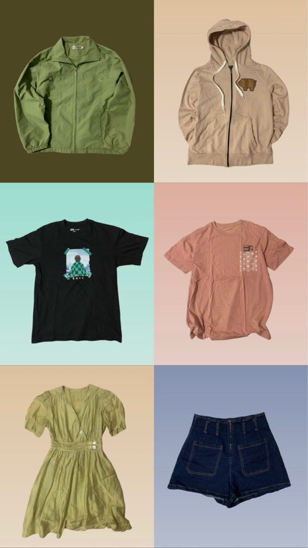 decluttering clothes check profile for more info (Category: Others Tops) located in Naga. Submitted by cydie.finds (Listing ID 1461540563, Image 2). Description: prices and sizes available in profile.