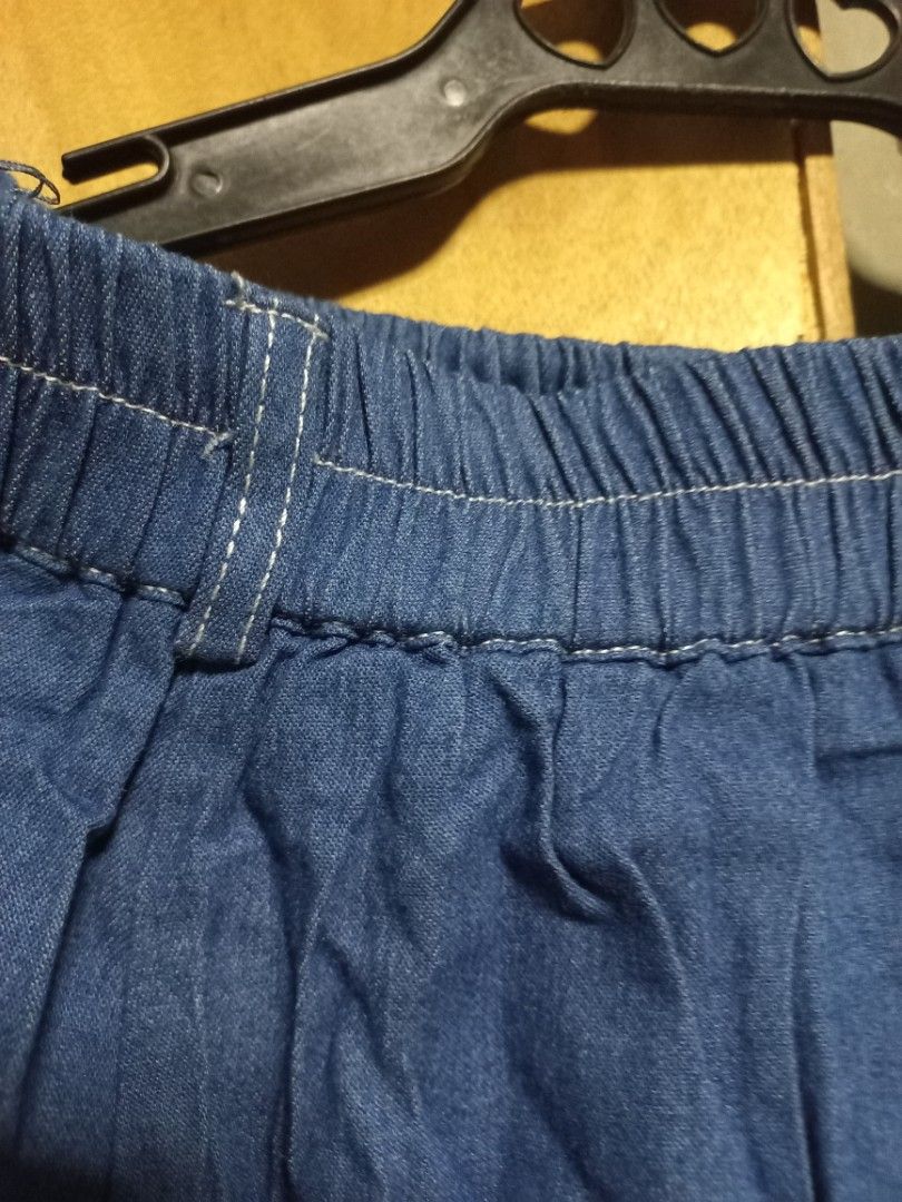Denim Maxi Skirt (Category: Skirts) located in Quezon City. Submitted by msdcshop (Listing ID 1461449142, Image 2). Description: Soft Denim wide maxi skirt with 2 sides inner pocket with belt loop Free size garterized waistline .