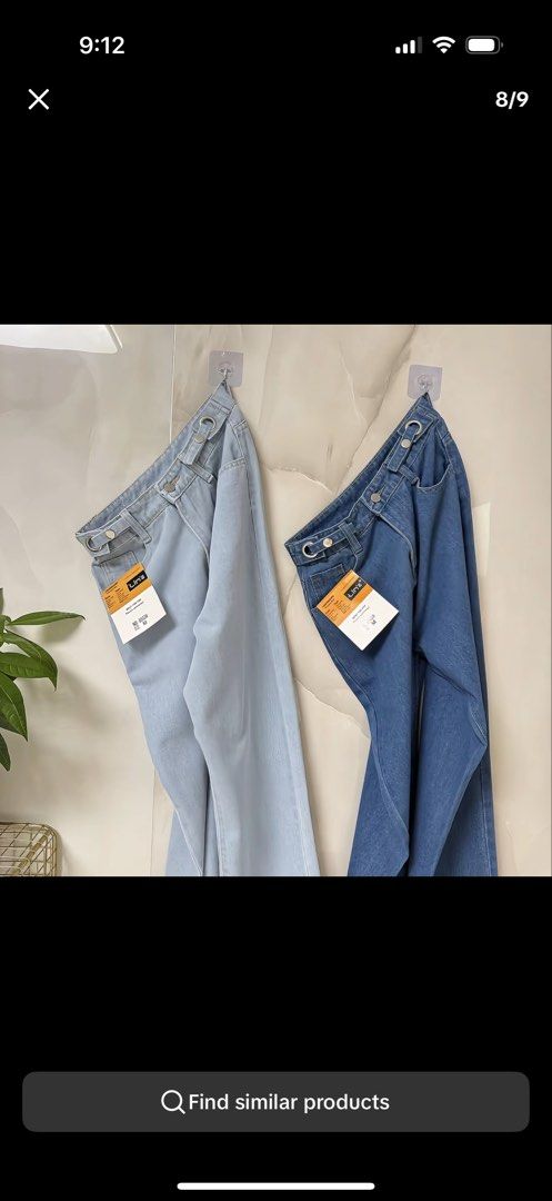 Denim pants for women (Category: Jeans) located in Cavite. Submitted by cbarizo (Listing ID 1461485853, Image 3). Description: Never been used. Nalabhan lang RFS: wrong size.