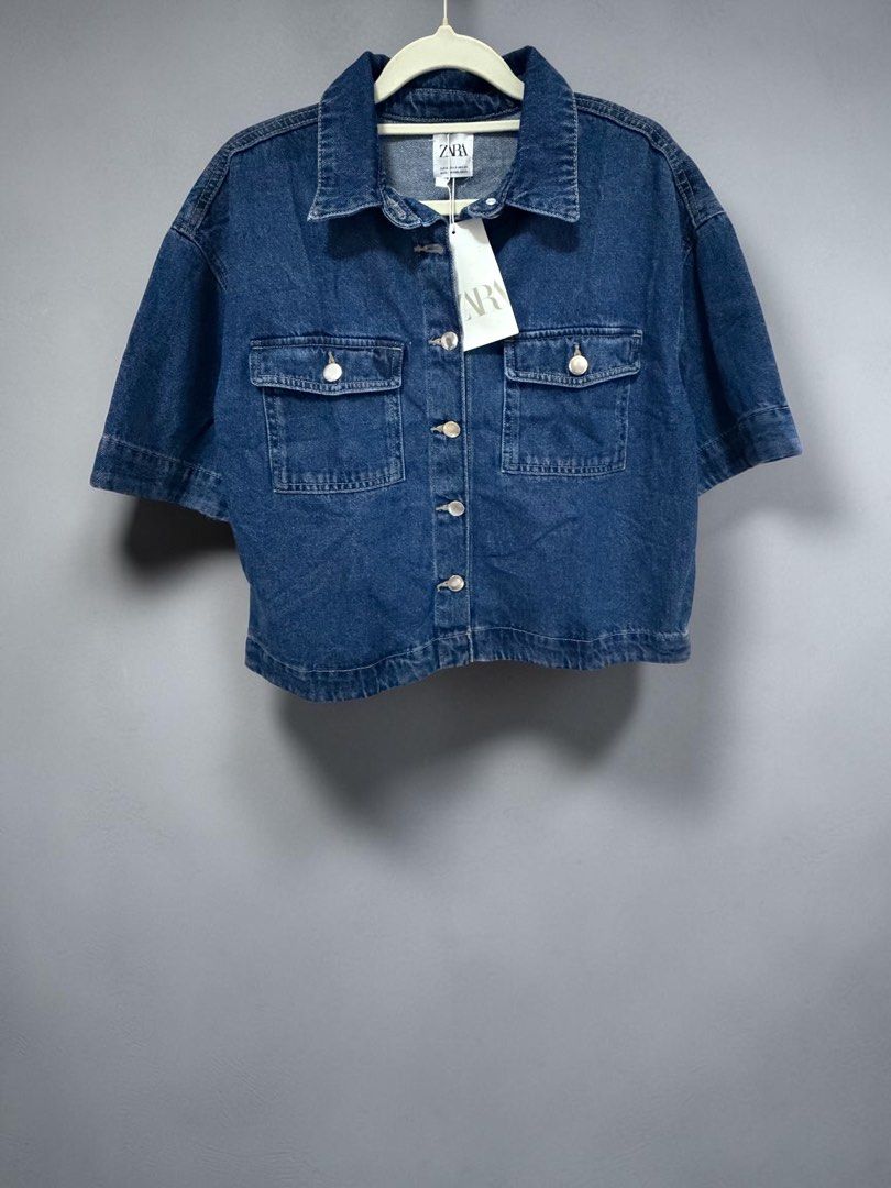 Denim polo (Category: Others Tops) located in San Fernando. Submitted by mci.ph (Listing ID 1461480052, Image 2). Description: On hand and ready to ship. Pm your sizes .