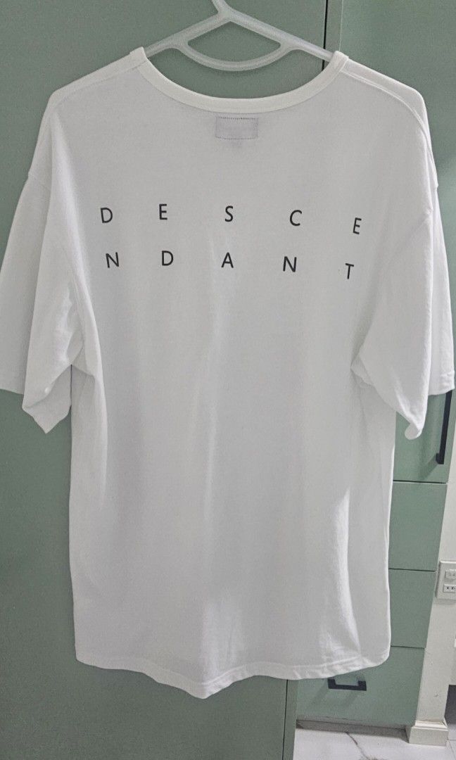 DESCENDANT Tee (Category: Tshirts & Polo Shirts ) located in Navotas City. Submitted by walburst (Listing ID 1461342939, Image 2). Description: Descendant Relaxed Tee Excellent Condition Made in Japan White Size 2: fits medium to large.