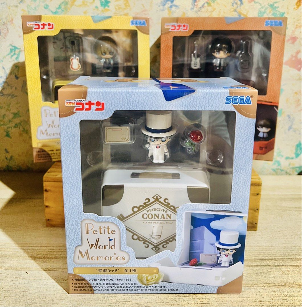 Detective Conan ~Petit World Memories~ (Category: Character Goods) located in Taguig. Submitted by lae.onlineshop (Listing ID 1461382960, Image 1). Description: Detective Conan ~Petit World Memories~ *Mint in Sealed Boxes (Unopened). *Sega Amusement Prize. *THE COLOR MAY SLIGHTLY DIFFER FROM ACTUAL DUE TO LIGHTING AND/OR SCREEN RESOLUTION. Release date: June 2026 OPEN FOR TAKE ALL‼️ PER ITEM: 1,875.00 1. Morofushi Kagemitsu Size: Approx. 10 x 4.5