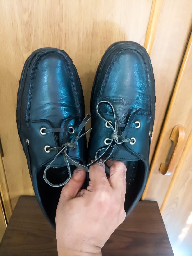 Dexter Black Leather Topsider Shoes (Category: Casual Shoes) located in Manila. Submitted by hommie888 (Listing ID 1461556447, Image 3). Description: RFS: Decluttering. Location: Capitol Park Homes 2, North Caloocan. Nearest known landmarks are SM Fairview and Fairview Terraces. Payment first through GCash. Shipping through Lalamove. Shipping fee courtesy of the buyer. You may also pick-up the items from our place. Message us for inquiries. Thank