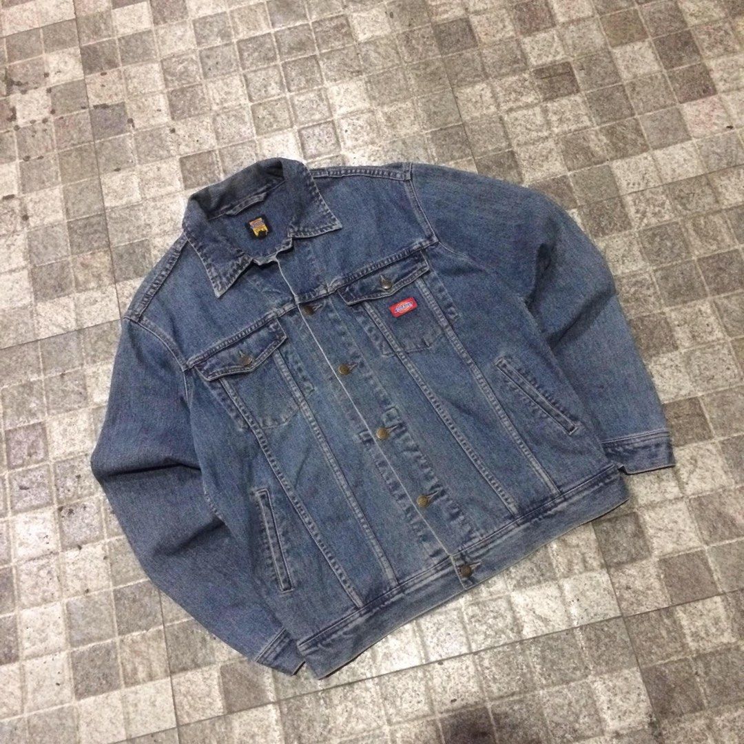 Dickies Denim (Category: Coats, Jackets and Outerwear) located in Manila. Submitted by rnnl88 (Listing ID 1461459400, Image 2). Description: Dickies Denim Vintage tag📌 authentic💯💯 excellent condition✅ Size: L-XL Loc: Lucena city, Quezon Province📍 Dm📩📩.