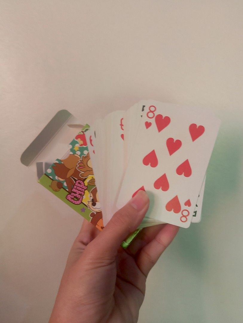 Disney Chip n Dale Playing Cards (Category: Board Games & Puzzles) located in Cavite. Submitted by aacollect.ph (Listing ID 1461561028, Image 2). Description: Complete set - lightly used..