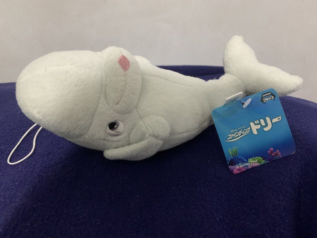 Disney Pixar Finding Dory Whale Plush Toy (Category: Plushies & Soft Toys) located in Pasig City. Submitted by miswatamita (Listing ID 1461403306, Image 1). Description: - Cute white whale plush toy from Finding Dory - Original tag still attached - Soft and huggable material - Perfect for fans, collectors, display, or play.