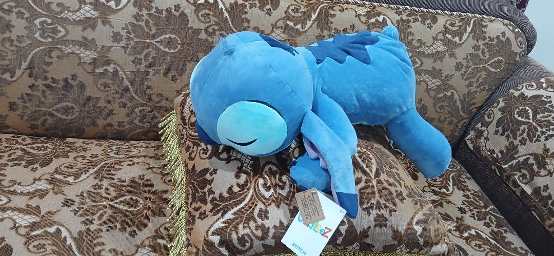 Disney Stitch Plush Toy (Category: Plushies & Soft Toys) located in San Pablo. Submitted by stuffiescorner4 (Listing ID 1461399545, Image 2). Description: Super cute Stitch plush toy. Soft and cuddly, great for any Disney fan. Perfect for display or playtime..