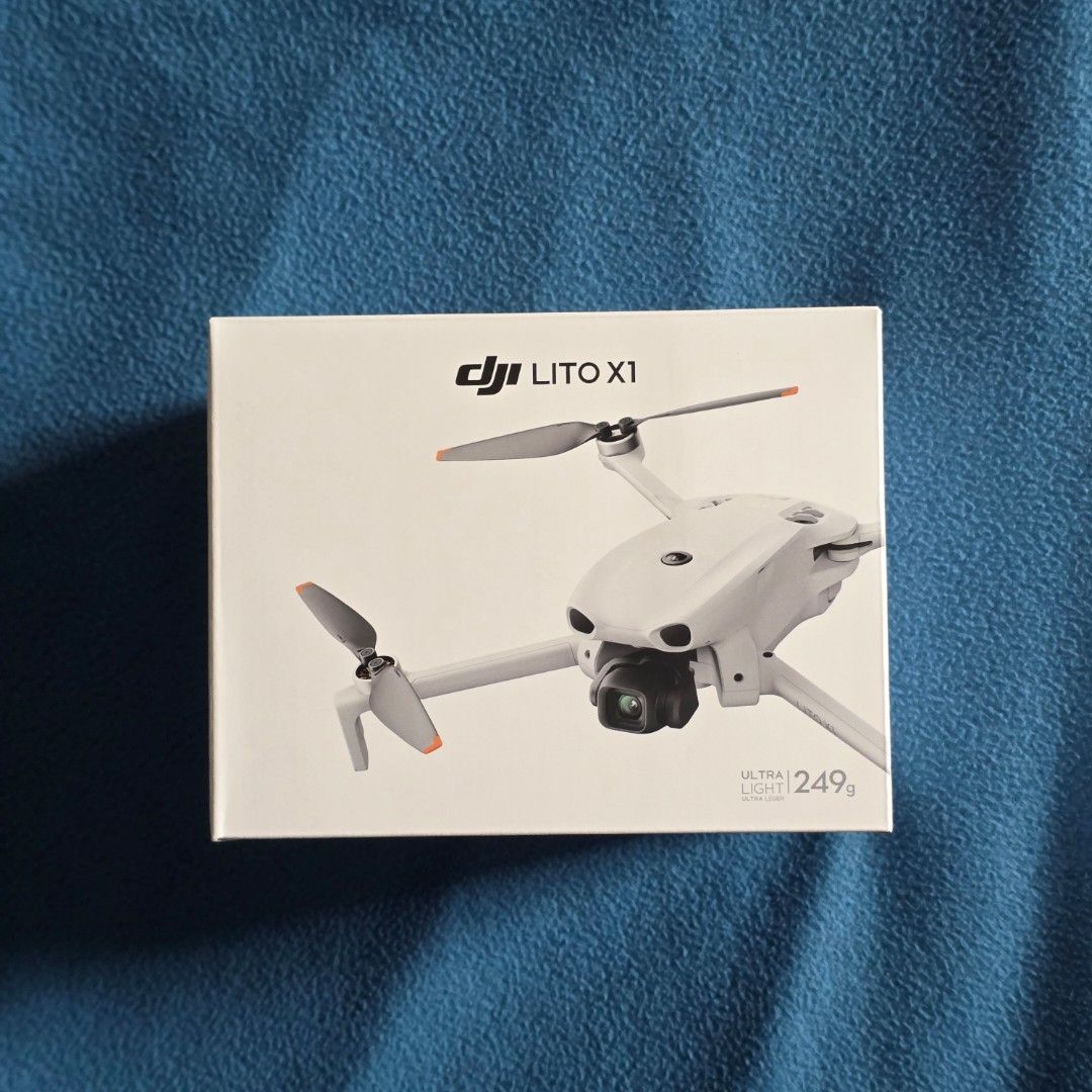 DJI LITO X1 Drone Ultra Light Sealed (Category: Drones) located in Pasay City. Submitted by xsamskie (Listing ID 1461337058, Image 1). Description: - Ultra-light design: Weighs under 249g, no registration needed in many places. - Stunning visuals: 1/1.3-inch sensor for incredible photo and video quality. - Cinematic imaging: Capture professional-looking footage with ease. - Advanced tracking: ActiveTrack 360° for dynamic and follow-me shots. - Lo