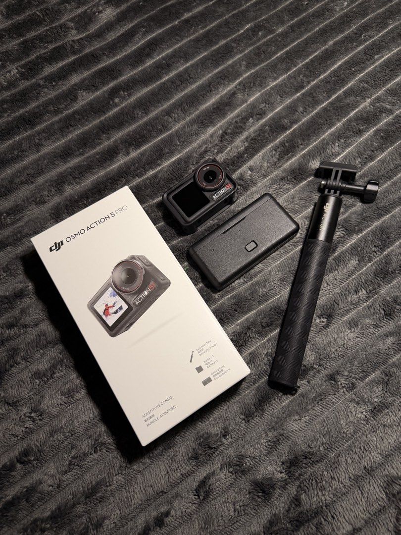 DJI Osmo Action 5 Pro Adventure Combo (Category: Cameras) located in Manila. Submitted by lorrenz0221 (Listing ID 1461521038, Image 1). Description: 🎥 FOR SALE: DJI OSMO ACTION 5 PRO — ADVENTURE COMBO Adventure-ready. Practically brand new. At a better price. 🔥 Letting go of my DJI Osmo Action 5 Pro Adventure Combo — perfect for travel, content creation, gym videos, vlogs, or anyone looking for a compact action camera without paying full retail