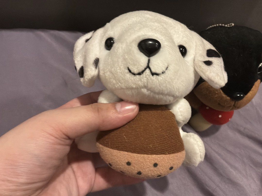 Dog Plush Pendant Bundle (Category: Plushies & Soft Toys) located in Marikina City. Submitted by glimmr.ph (Listing ID 1461356979, Image 2). Description: Take both for 180.