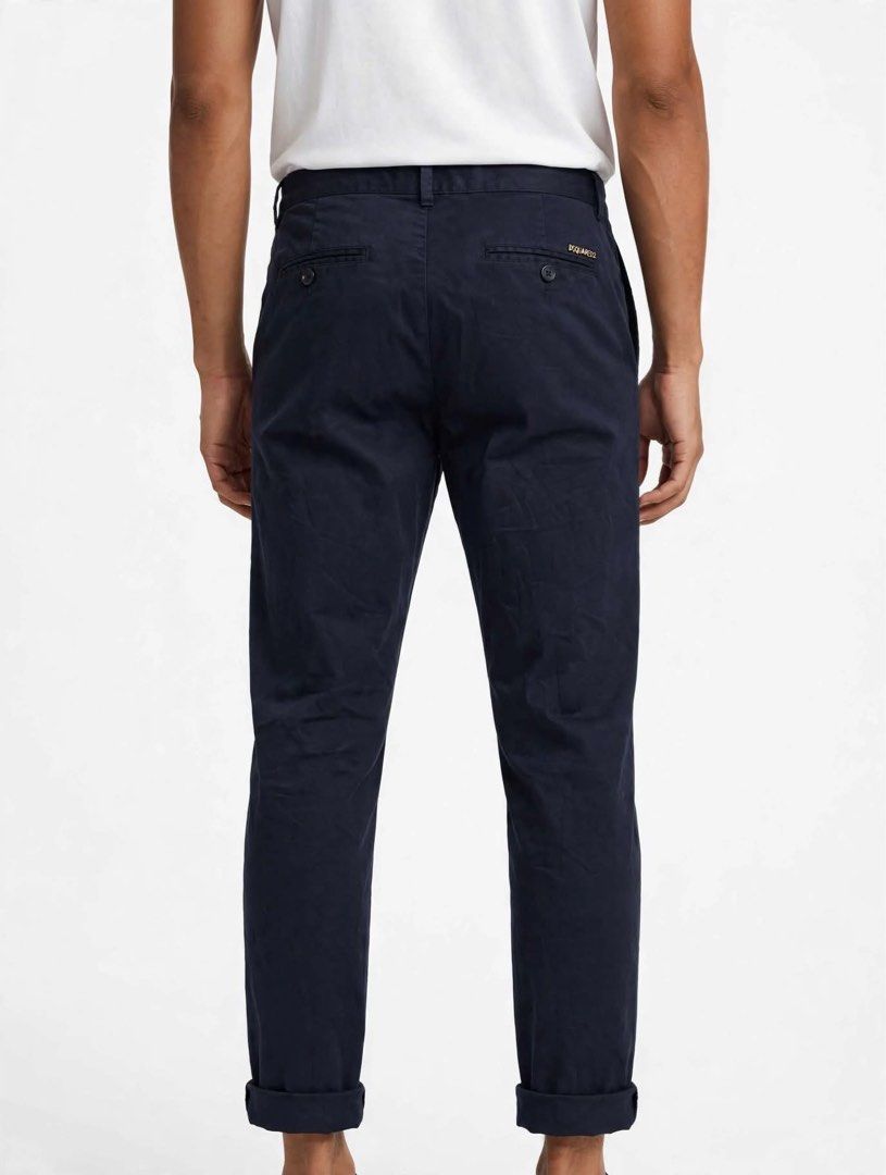 DSQUARED2 Cotton Pants (Category: Chinos) located in San Fernando. Submitted by ramjames18 (Listing ID 1461366337, Image 1). Description: •DSQUARED2 Cotton Pants🔥 -Excellent Condition -9.8/10 Color Rate (Need wash) -Navy Blue Colorway -W:32 (30-33 waistlines) -L:37” Pm sa interested ! 📥📥 .