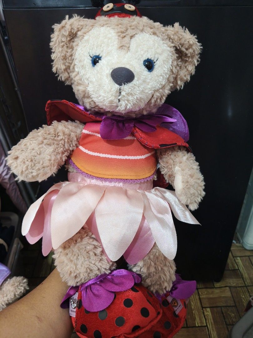 Duffy & Friends for take ALL (Category: Plushies & Soft Toys) located in Manila. Submitted by kathylandia (Listing ID 1461457940, Image 3). Description: - Adorable Duffy and Friends plush toys - Halloween pumpkin costume - Cute ladybug costume - Princess outfit (pink jacket, purple skirt) - Soft and cuddly material - Ideal for collectors or as a gift - Limited stock, grab them fast!.