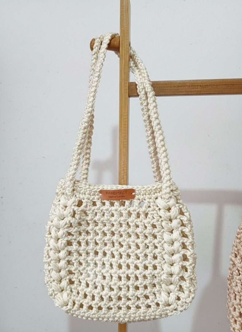 EALA Two-way Crochet Bag (Category: Shoulder Bags) located in Cavite. Submitted by j_creations18 (Listing ID 1461494044, Image 1). Description: ✨ Meet the Eala Two-Way Crochet Bag ✨ 🤎 Handcrafted with care, designed for effortless style, and made to carry your everyday essentials. A timeless piece you'll reach for again and again. 🧶 Available onhand in Rice White, Beige, Khaki & Coffee and for preorder forother colors. P1199 - with felt insert 