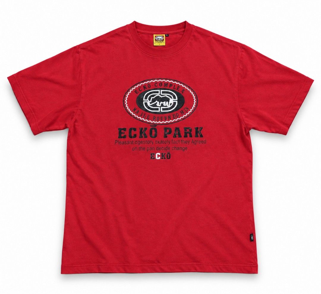 Ecko Unltd. Big Logo Red Tee (Category: Tshirts & Polo Shirts ) located in San Mateo. Submitted by jhaixsober (Listing ID 1461519990, Image 1). Description: DIMES LENGTH 30 WIDTH 24 -EXCELLENT CONDITION -COLOR RATE 10/10 LOCATION: QUEZON CITY COURIER: J&T AND LALAMOVE MOP: GCASH ONLY.