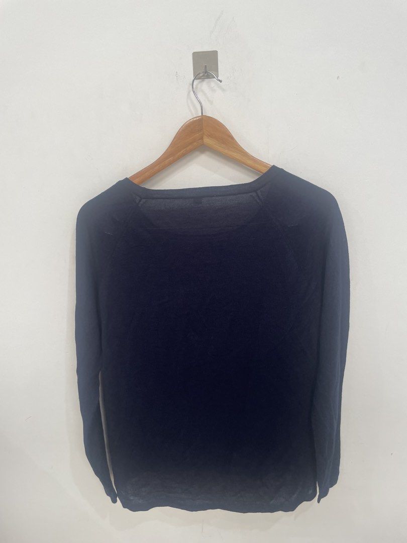 Esprit Navy Blue Long Sleeve Sweater (Category: Longsleeves) located in Las Pinas. Submitted by qcleopatrastrove (Listing ID 1461335358, Image 3). Description: *Comfortable and versatile for everyday wear *Easy to pair with jeans or skirts *With worn photo if requested Please manage your expectations. Thank you.🤎.