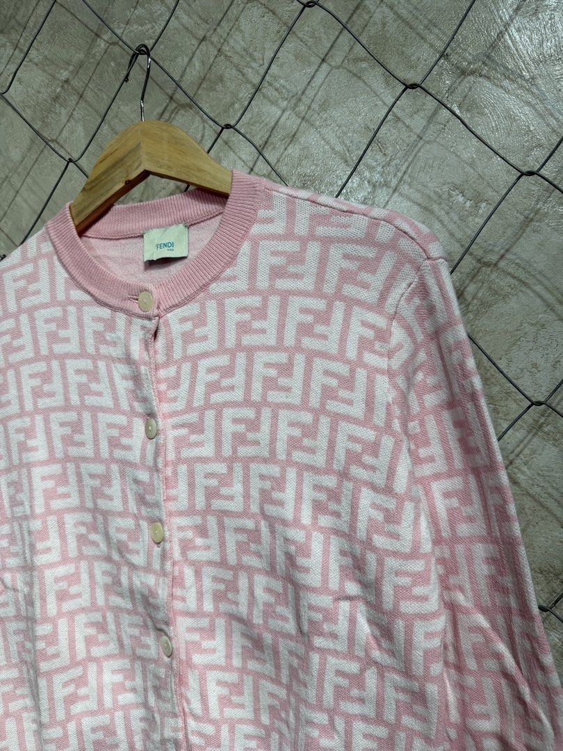 Fendi FF-Motif Monogram Cardigan. (Category: Coats, Jackets and Outerwear) located in Manila. Submitted by ardobe.mnl (Listing ID 1461399932, Image 3). Description: Fendi FF-Motif Monogram Cardigan. Size: 12youth can fit to - Medium Women’s Dimes: 18x23 Condition: Excellent Flaw: None! Dm for inquiries! 📥.