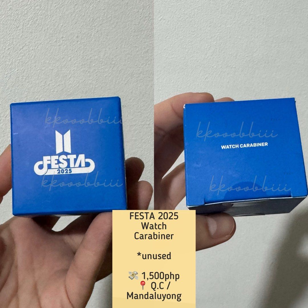FESTA 2025 Watch Carabiner (Category: Luxury Watches) located in Quezon City. Submitted by kkooobbiii (Listing ID 1461552807, Image 1). Description: 📍Q.C / Mandaluyong.