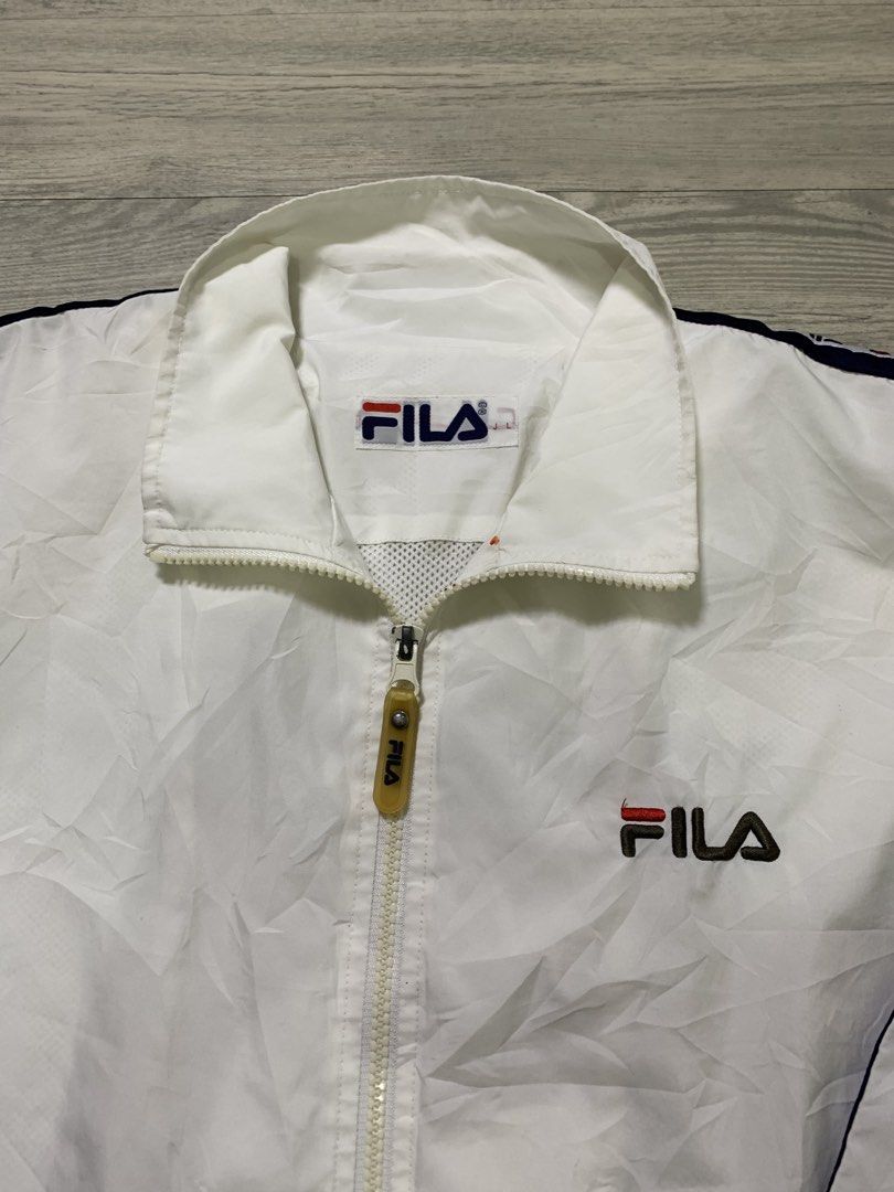 Fila Windbreaker (Category: Activewear) located in Manila. Submitted by sgthriftmanila2.0 (Listing ID 1461456823, Image 2). Description: Best fit for large As new condition Complete Tags 10/10 Cc Dm .