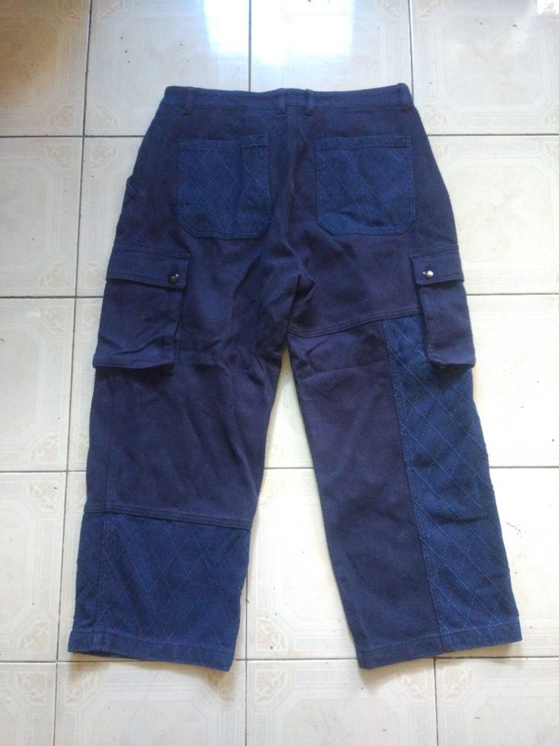 Focus Blue Sashiko Cargo Pant 35.5 actual (Category: Trousers) located in Pasay City. Submitted by denimdude.ph (Listing ID 1461401039, Image 2). Description: .