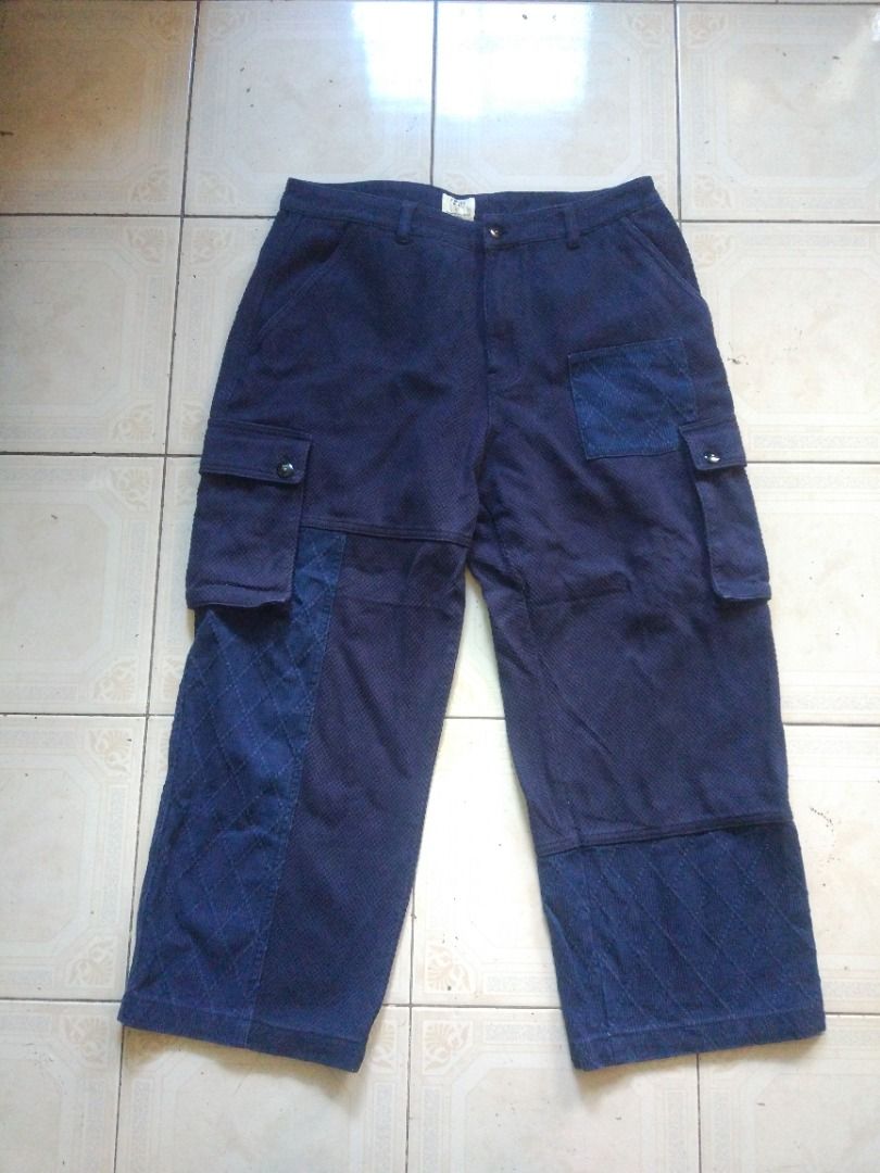 Focus Blue Sashiko Cargo Pant 35.5 actual (Category: Trousers) located in Pasay City. Submitted by denimdude.ph (Listing ID 1461401039, Image 1). Description: .