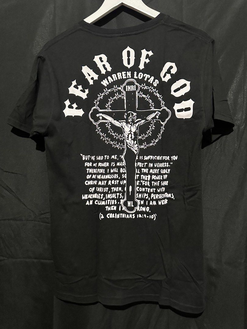 FOG x Warren Lotas (Category: Shirts) located in Cordon. Submitted by subz.skies (Listing ID 1461437069, Image 2). Description: Fear of God Warren Lotas (For Womens) 19.5x28 Like New (Maitim pa) 500+SF MOP: Maribank/GoTyme Courier: J&T 📍Isabela.