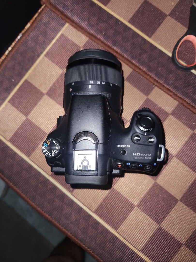 FOR SALE! SONY A58 (Category: Cameras) located in Caloocan City. Submitted by rhnolasco (Listing ID 1461364318, Image 1). Description: hello selling my sony slt a58 po dslr po siya from sony no issues po good as new around bulacan meet up NEGOTIABLE! Specs : Sensor: 20.1 MP APS-C Exmor CMOS sensor (Max resolution: 5456 x 3632) Lens Mount: Sony/Minolta A-mount Viewfinder: SVGA OLED Tru-Finder (800 x 600 pixels) LCD Screen: 2.7-inch tilting LCD (46
