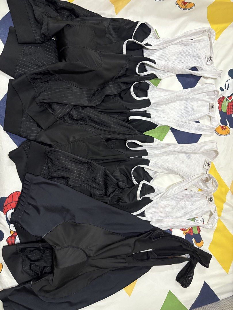 FOR TAKE ALL KEMALOCE BIBSHORTS (Category: Bicycles) located in Manila. Submitted by gshop1300 (Listing ID 1461446680, Image 1). Description: For take all 2000 pesos 4 + 1 free All size medium Fits like small Used once .