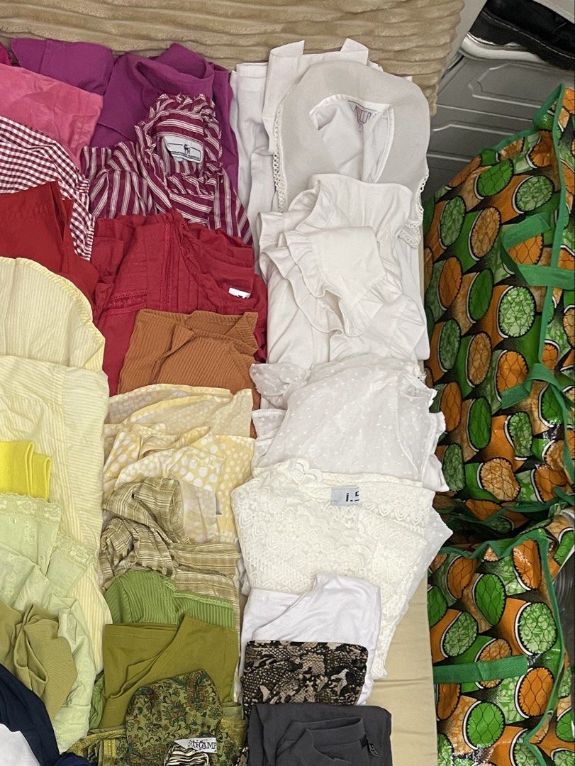[FOR TAKE ALL] MIXED TOPS (70 PCS) (Category: Others Tops) located in Concepcion. Submitted by wowsinigangmix (Listing ID 1461450740, Image 2). Description: MIXED SLEVELESS, SHORT SLEEVE, AND LONG SLEEVE TOPS MULTIPLE COLORS MULTIPLE SIZES 24 SLEEVELESS TOPS 18 SHORT/MEDIUM SLEEVE TOPS 28 LONG SLEEVE TOPS 70 PCS TOTAL PRE-LOVED/USED PERSONAL CLOTHES BOUGHT FROM DIFFERENT STORES RFS: MIGRATING & DECLUTTERING.