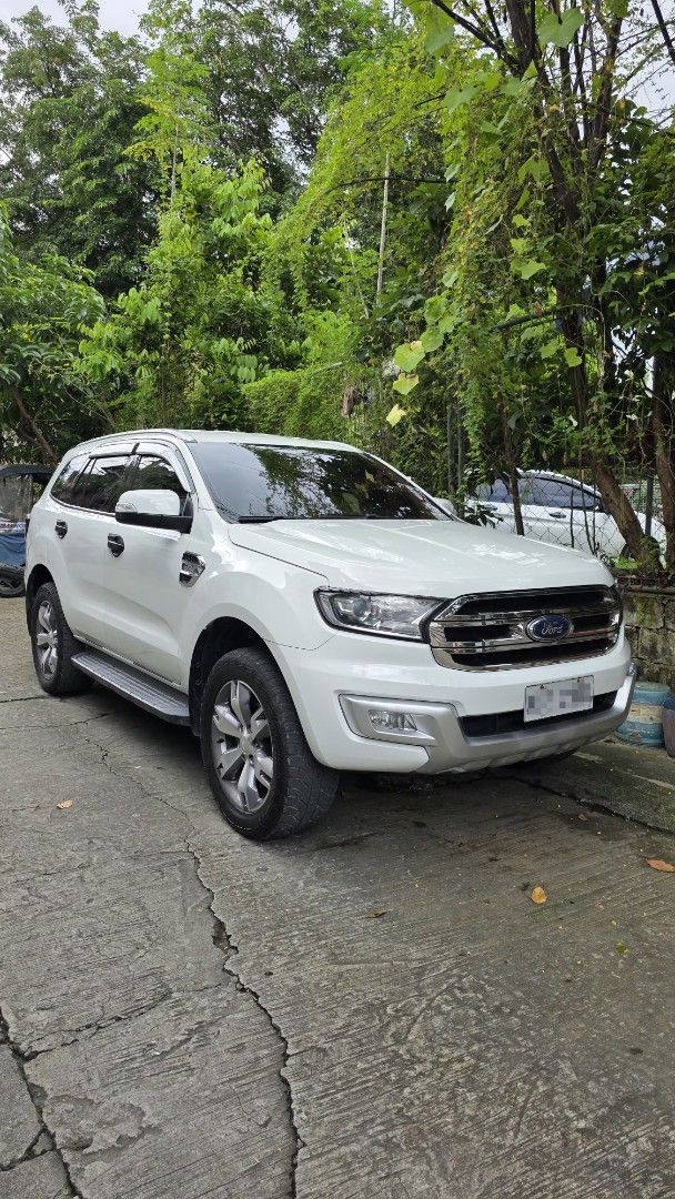 Ford Everest (Category: Used Cars) located in Manila. Submitted by Decluttered. (Listing ID 1461415399, Image 1). Description: Ford Everest Trend 2016 for sale -Diesel A/T -100k mileage (NOT TAMPERED) -Cold AC -Titanium mags -Thick tires -Complete legal documents -Registered -Ceramic coated / Original paint -Heavy PMS done -New battery -EGR Cleaning done -Excellent transmission -Walang kalampag -Android head unit -Gas & go -No history of accident