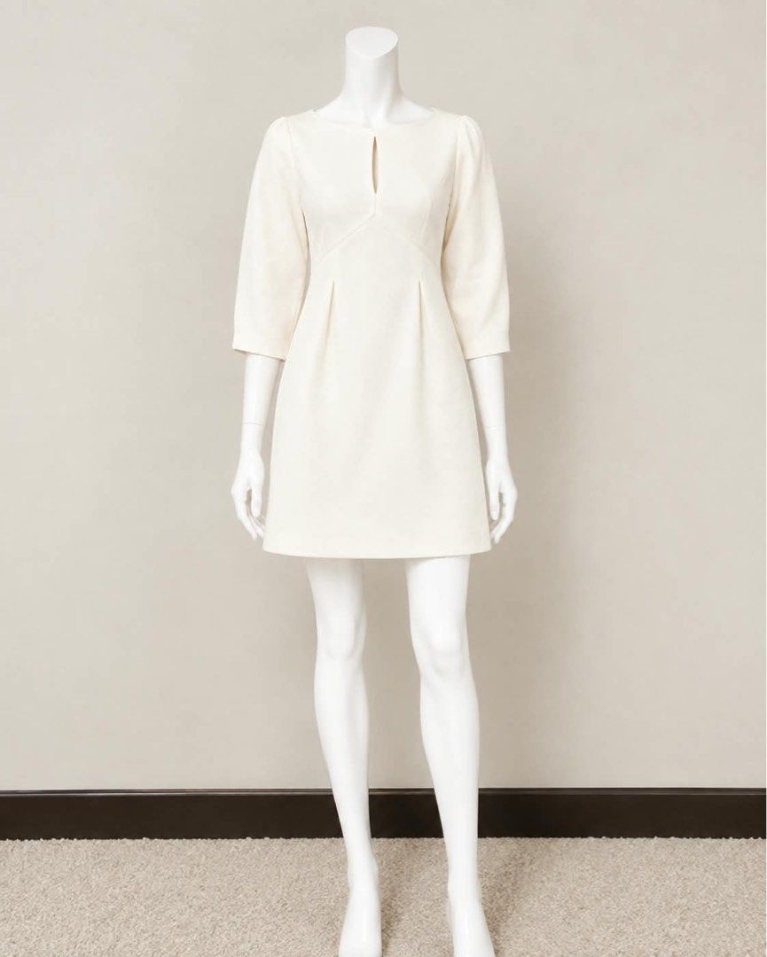 Forever New White Dress (Category: Dresses) located in Muntinlupa City. Submitted by bff_findsph (Listing ID 1461485500, Image 3). Description: Price | 1,200 Php Size | UK 10 |Medium size Measurements Bust | 32cm Waist |!30cmv Hips | 42cm Length | 35cm Thick premium fabric Comment “MINE” to purchase or DM us for inquiries. Visit and follow our page to explore our latest collections. (IG Account | @Bffindsph) (@bff_men_ph).