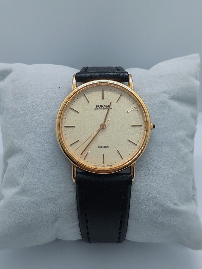 Forma by Citizen Unisex Watch (Category: Luxury Watches) located in Bacoor. Submitted by cheskarica (Listing ID 1461542241, Image 1). Description: Authentic. Buy with confidence! Can be worn right away without issues. Super nice in actual. Aftermarket leather strap JDM.