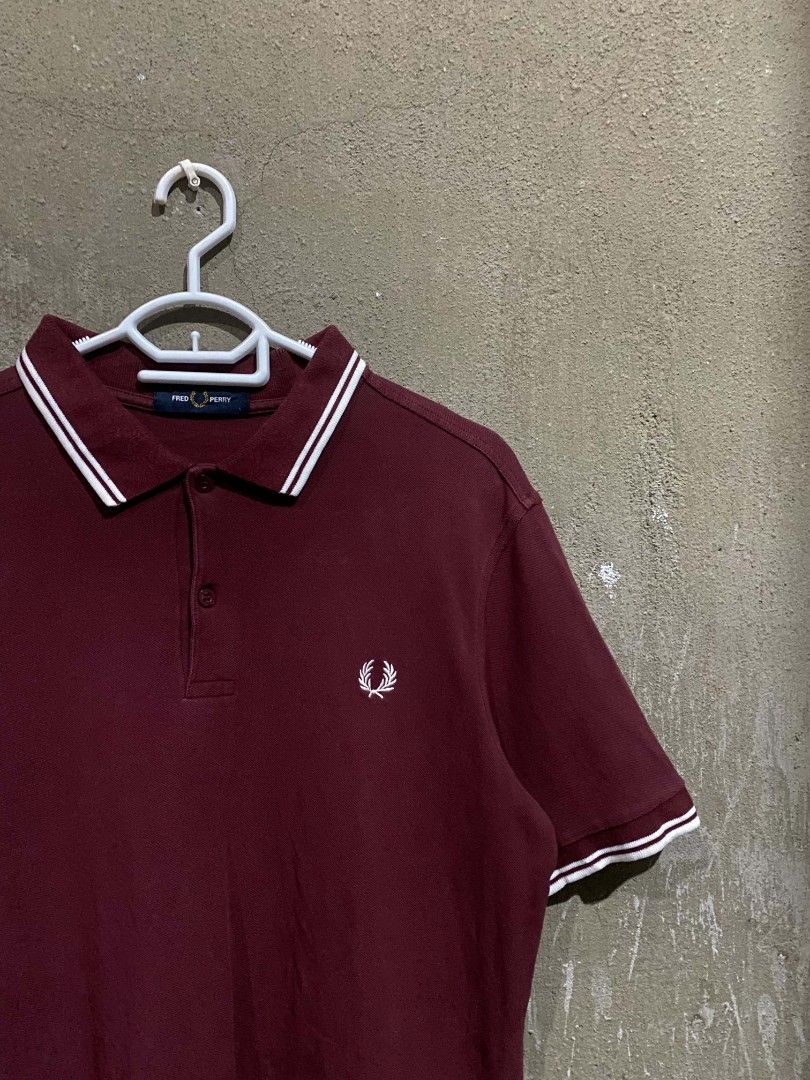 FRED PERRY MARRON POLO (Category: Tshirts & Polo Shirts ) located in Bacolod City. Submitted by slurpy_thrift (Listing ID 1461517351, Image 2). Description: .