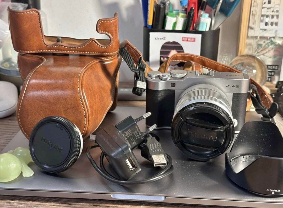 Fujifilm X-A3 (Category: Cameras) located in Manila. Submitted by gelfaves (Listing ID 1461416955, Image 1). Description: 💗 WIFI TRANSFER/FUJIFILM APP TRANSFER 💗 AF WORKING 💗 BROWN CAMERA CASE 💗 WITH CHARGER 💗 WITH CAMERA BAG 💗 WITH CAMERA STRAP ✅ IN GOOD WORKING CONDITION, NO ISSUES ✅ NO ISSUES WITH THE COSMETIC CONDITION EITHER - DM for sample pics or additional pics of the camera - RFS: Need funds, upgrade .