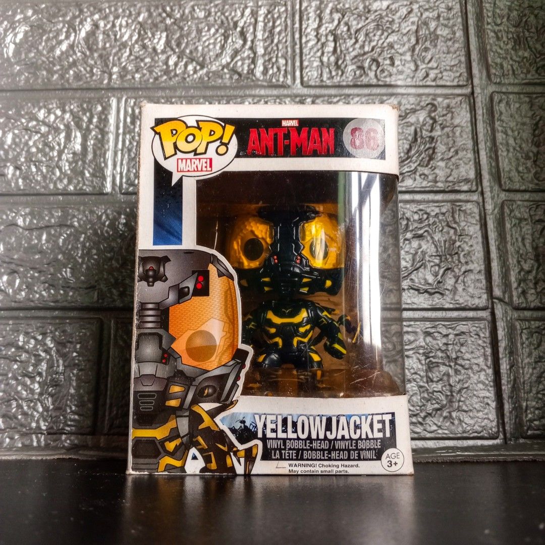 Funko Pop! Marvel: Ant Man - Yellowjacket #86 (Not Mint) (Category: Figurines & Statues) located in San Mateo. Submitted by medyo.hobby.shop (Listing ID 1461420748, Image 1). Description: .