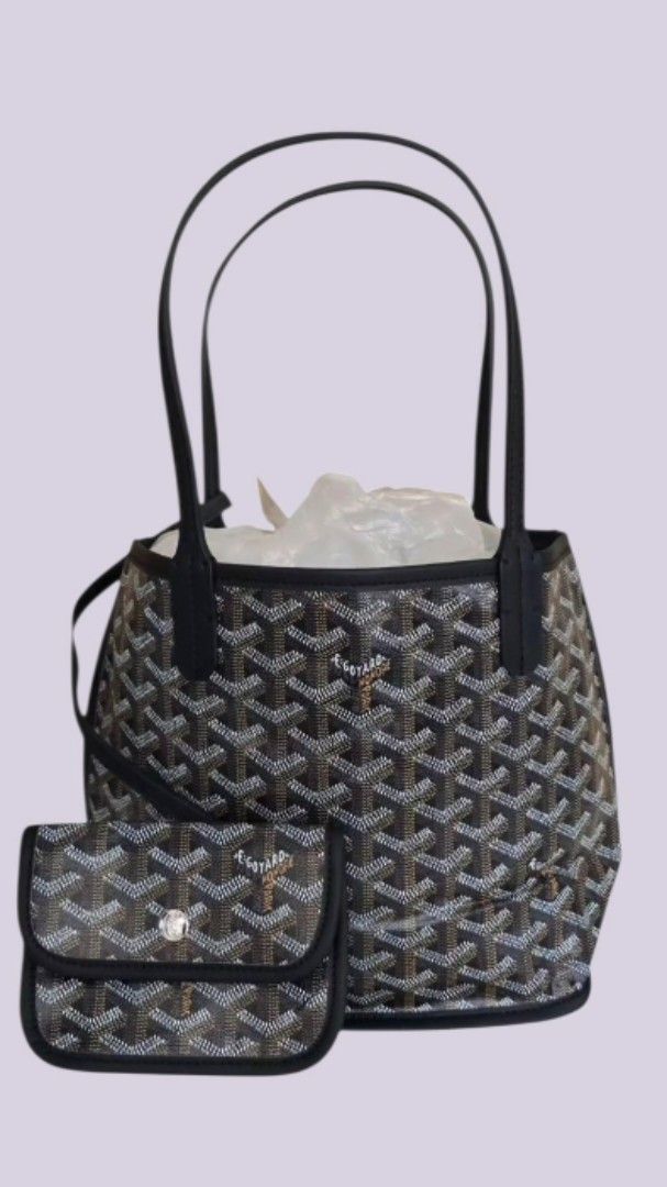G0yård Bag reversible with Pouch (Category: Tote Bags) located in Caloocan City. Submitted by love.purse (Listing ID 1461441979, Image 2). Description: - N.G.A. - from 🇯🇵 ukay - used G0yård reversible tote small - Includes matching pouch - Iconic and durable G0yårdine canvas - Spacious interior - Ideal for everyday use or travel - Made in France.
