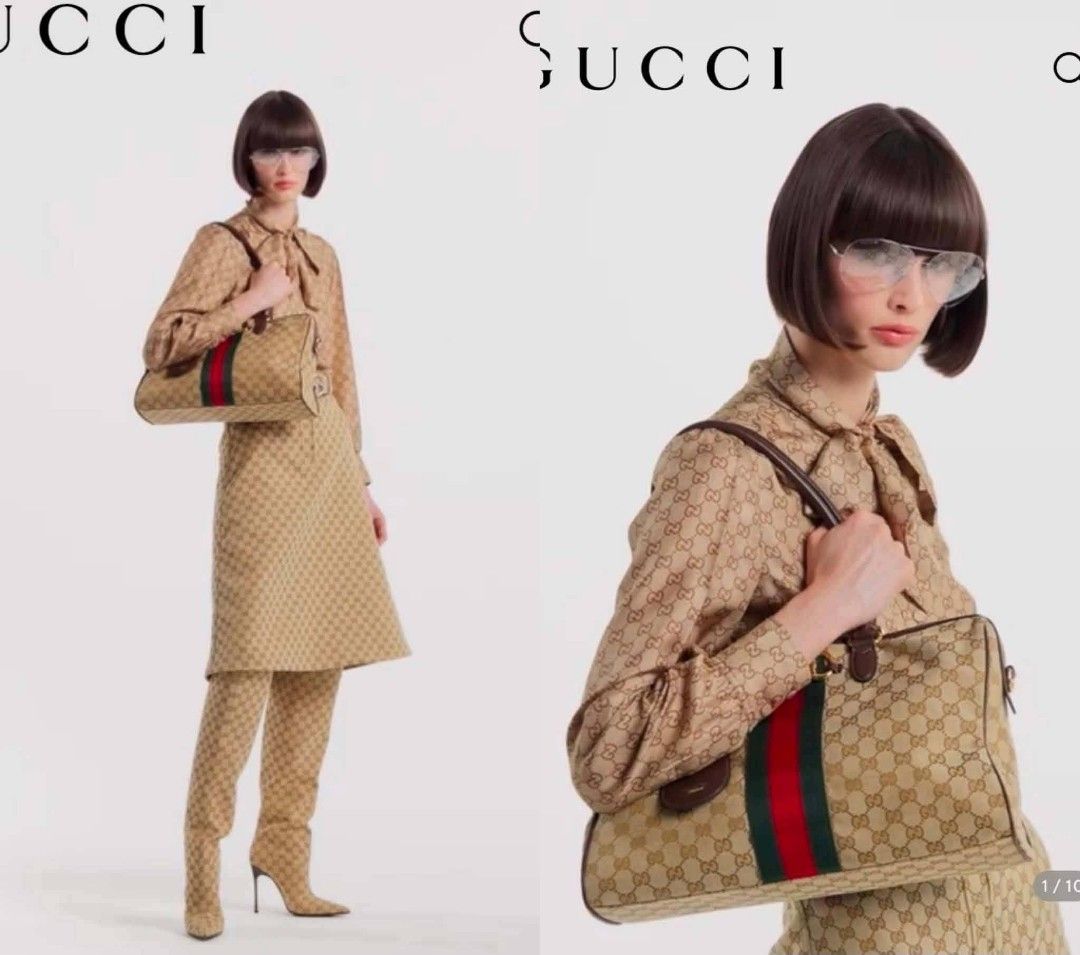 GG Borsetto (Category: Shoulder Bags) located in Quezon City. Submitted by luxxechic (Listing ID 1461411239, Image 2). Description: large size coded with sling with hang tag GG under zip with dust bag good as new no issue actual photo posted japan preloved mop: gcash.